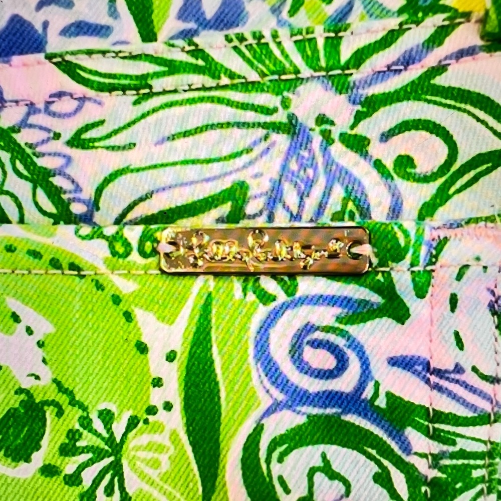 Lilly Pulitzer South Ocean Skinny Jeans Pants Cheek To Cheek Womens Size 8 - Picture 4 of 4